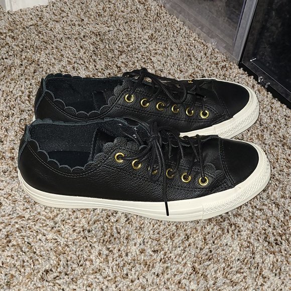 converse frilly thrills leather